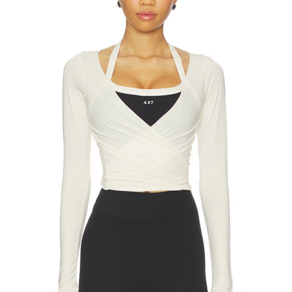 437 The Ballet Wrap in Cream Small